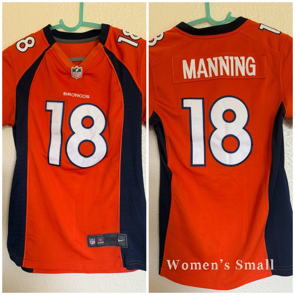 NFL Women's Orange and Navy Jersey